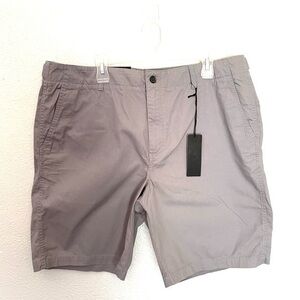 MARC ANTHONY light grey flat front shorts size 40